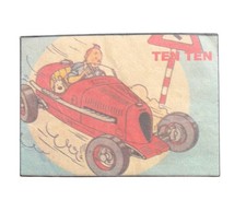 Rare Turkish Tintin “Ten Ten” Gum Wrapper – Şey Çikletleri – 1980s
