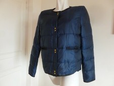 RAVISSANTE VESTE DOUDOUNE NEUVE MARQUE " ETAM " BLEU NUIT TAILLE 42 /44