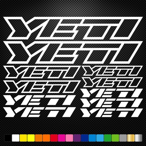 Convient yeti 11 stickers - à,
