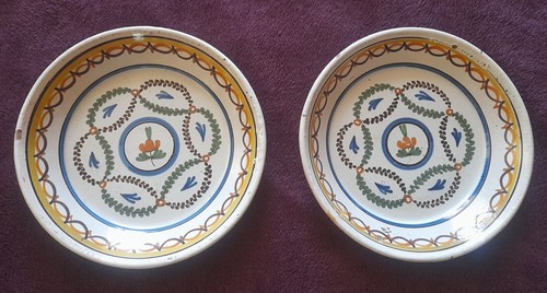 Paire assiette anciennes de - paire,