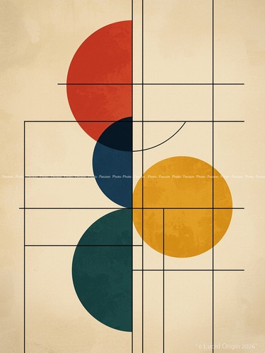 Photo geometric bauhaus - a4,