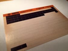 Yamaha TY250S 1988 59N TY250 S TY 250  micro fiche parts list catalogue