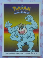 MACKOGNEUR / MACHAMP #68 -  DUNKIN BOOMER 2000 -  CARTE POKEMON - TRES BON ETAT