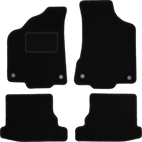 Tapis velours noir polo - noir, vw