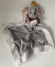 6206🌟Doudou Plat Dumbo Disney Nicotoy Simba Toys Éléphant Gris Mouchoir