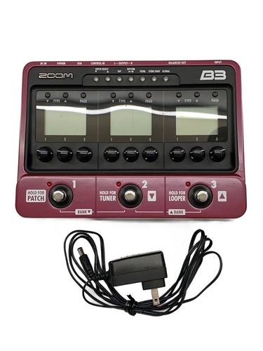 Zoom bass effects - b3, and