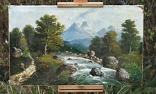 R. Schulz ? – Paysage Alpin