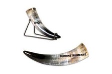 Corne à boire Viking de style naturel avec support authentique inspiré du méd...