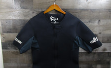 Kutting Weight Sauna Suit Mens 2XL Black Short Sleeve Short Leg Neoprene Zip