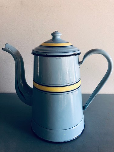 Ancienne cafetière tôle - cafetière,