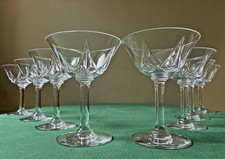 Lot de 8 coupes à Champagne