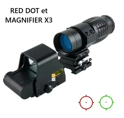 Pack red dot holographique - dot,