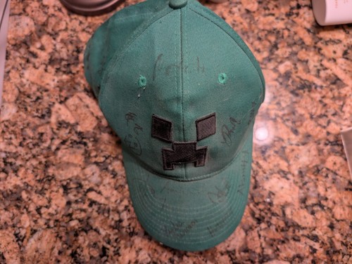 Minecon 2011 signed creeper