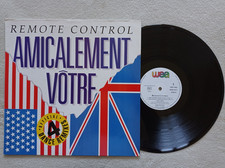 MAXI 45T REMOTE CONTROL "Amicalement Vôtre" WEA PRO 1084 FRANCE 1992 VG++ °