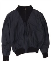 OURAGAN Mens Reversible Bomber Windbreaker Jacket IT 52 XL Navy Blue AV10