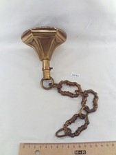 Chandelier pendant, bronze pavilion Ø 10.4 cm with tube and chain (DE78)
