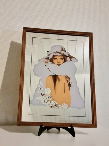 Miroir sérigraphié femme - miroir,