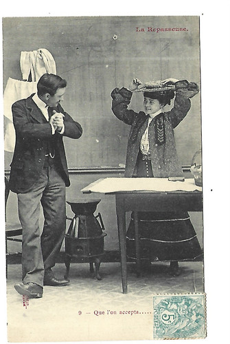 Carte fantaisie femme - fantaisie, au