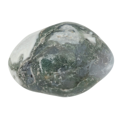 Pierre roulée mousse agate - roulée, en