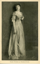 Fürstin Elisabeth zu Windisch-Graetz Vintage silver print. Postcard, d'aprè