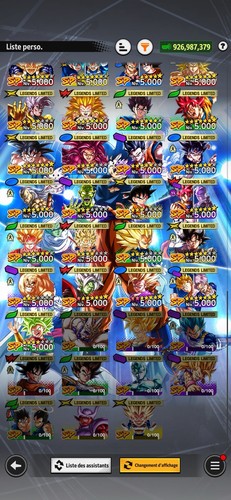 Dragon ball legends compte - dragon,