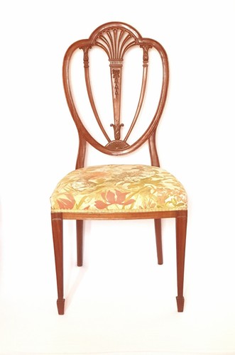 Chaise hepplewhite acajou - , en