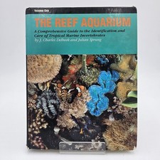 The Reef Aquarium Vol 1 Delbeek Sprung HC 1st PRINT 1994 Good Cond Invertebrate