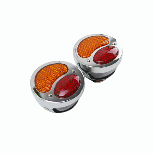 Chrome motos taillight pour - chrome,
