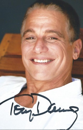 Tony danza autographed taxi - tony,