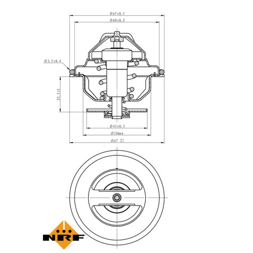 Nrf thermostat liquide - nrf, avec