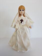 Ancienne Poupée Communiante - Tête en cire - Années 1950 / 1960