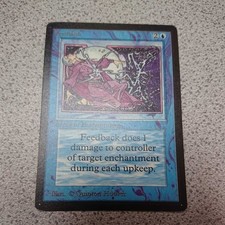 MTG Magic the Gathering LEB Feedback carte unique anglaise utilisée