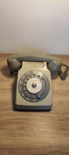 ☎️ Téléphone A Cadran Gris Vintage Socotel S63 70's