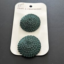 Antique Art Nouveau Art Deco Creator Fabric Shoe Clips