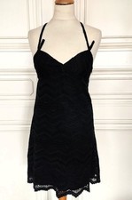 Christian Lacroix robe Collection Sevillane Dentelle Crochet TS/M