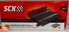SCALEXTRIC U10324X200 Barrière Garde Rail Droit 180 Mm 8 Unités