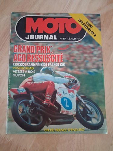 Moto journal 274 suzuki gt250 - moto,