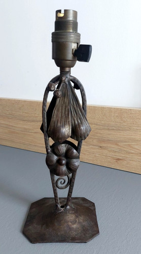 Pied fer forgé art déco - n°1,