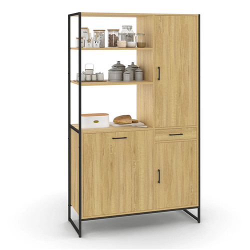 Buffet cuisine avec colonne - cuisine,