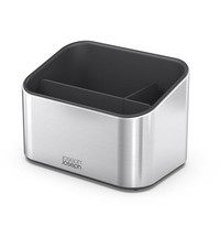 Joseph Joseph Surface Sink Tidy | Stainless Steel Kitchen Organizer Grey – New