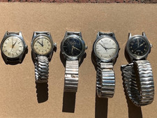 WRISTWATCHES MENS GRUEN PRECISION, SUSSEX K5H 413, HIALEAH, HELBROS, LUCERNE