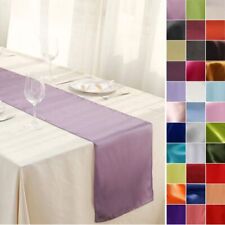 12" x 108" Satin Table Runner Wedding Party Dinner Table Supply Decorations SALE
