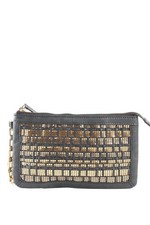 CLIO GOLDBRENNER Pochette Petit Dames Sac noir-doré style décontracté