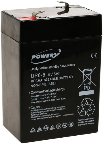 Powery batterie plomb gel pour - batterie, plomb-gel