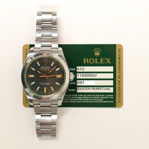 2009 rolex milgauss 116400gv - 2009, milgauss,