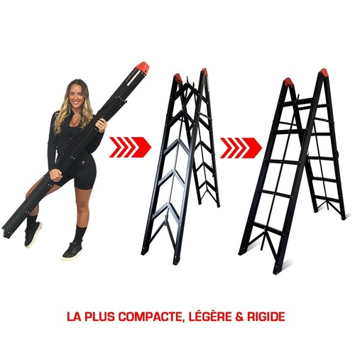 Escabeau pliable accordéon - en,
