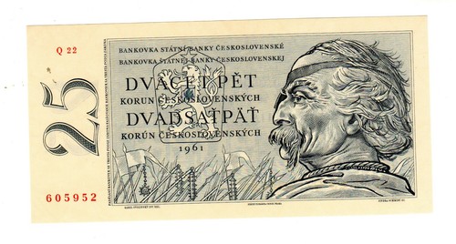 Czechoslovakia billet korun - czechoslovakia, 25