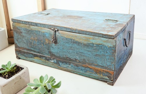 Coffre rangement bois - coffre, en