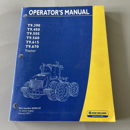 New holland 390 - holland, t9.390