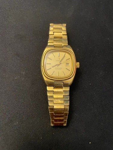 Omega seamaster gold watch - omega,